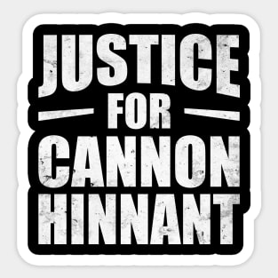 Justice For Cannon Hinnant Sticker